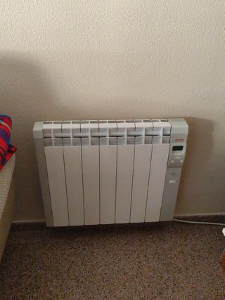 Radiador acesol de calor azul