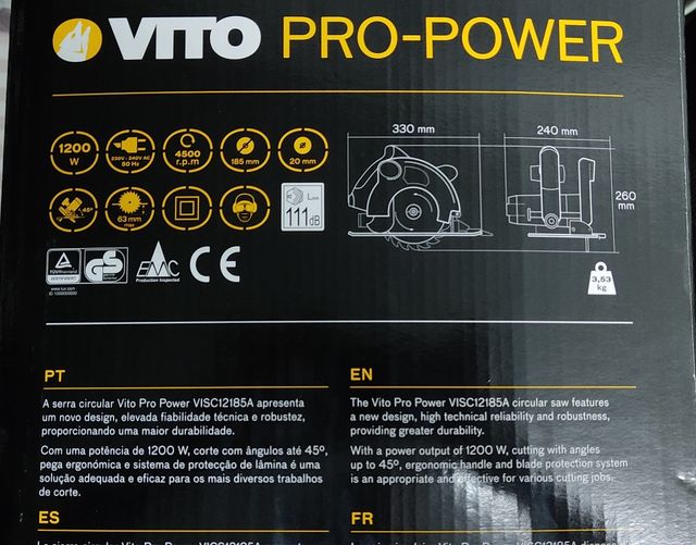 Serra circular eléctrica