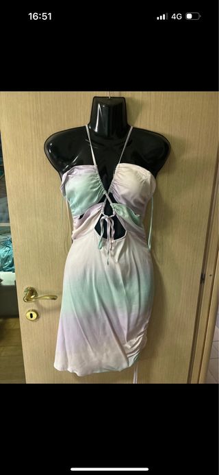 Vestito cut out zara