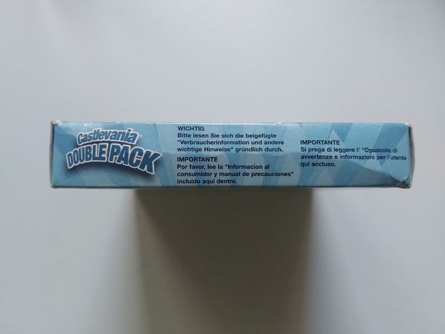 Pacchetto doppio Castlevania Game Boy Advance.