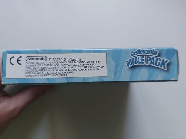 Pacchetto doppio Castlevania Game Boy Advance.
