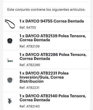 Kit distribución Audi -vw