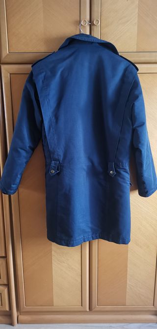 Abrigo estilo militar azul