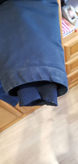 Abrigo estilo militar azul