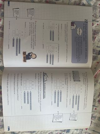 Llibre matemàtiques de repas 2n + 3r