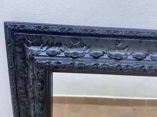 Espejo grande negro vintage