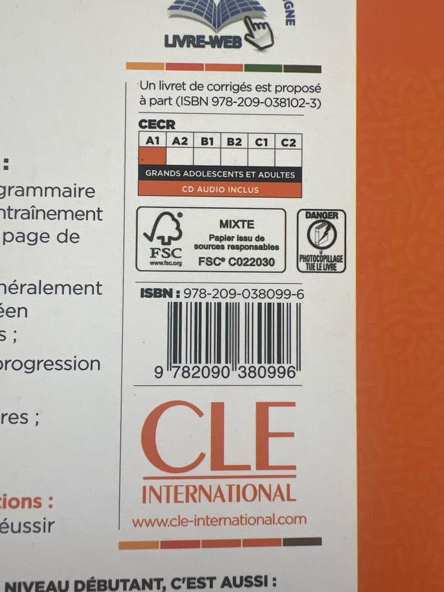 Grammarie progressive du Français A1