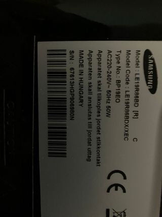 Samsung LE19R86BD 48,3 cm (19")