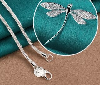 Colgante plata libélula NUEVO!