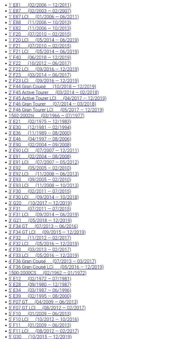 Rodamiento cardán BMW