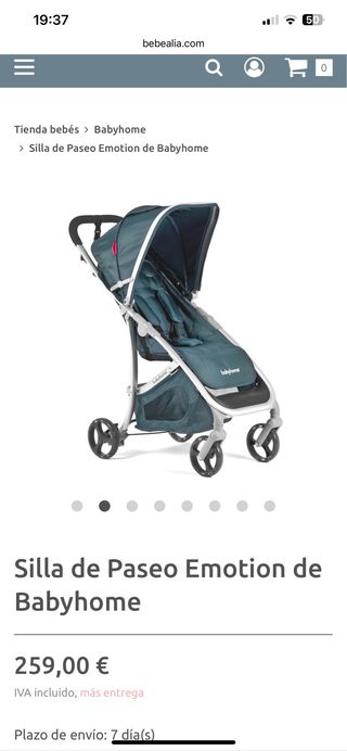 Silla ligera de paseo baby home