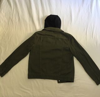 Chaqueta verde vaquera hombre
