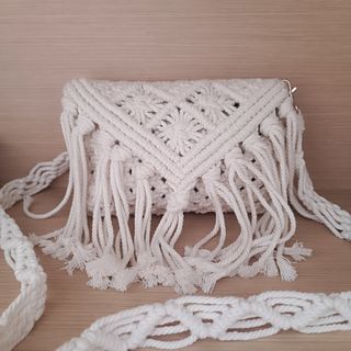 Bolso de macrame