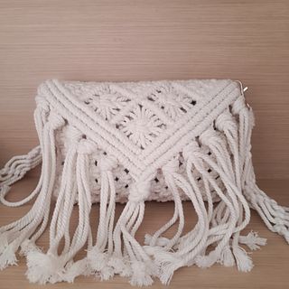 Bolso de macrame