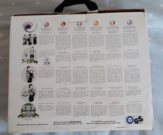 Mochila portabebes y reductor como nuevos