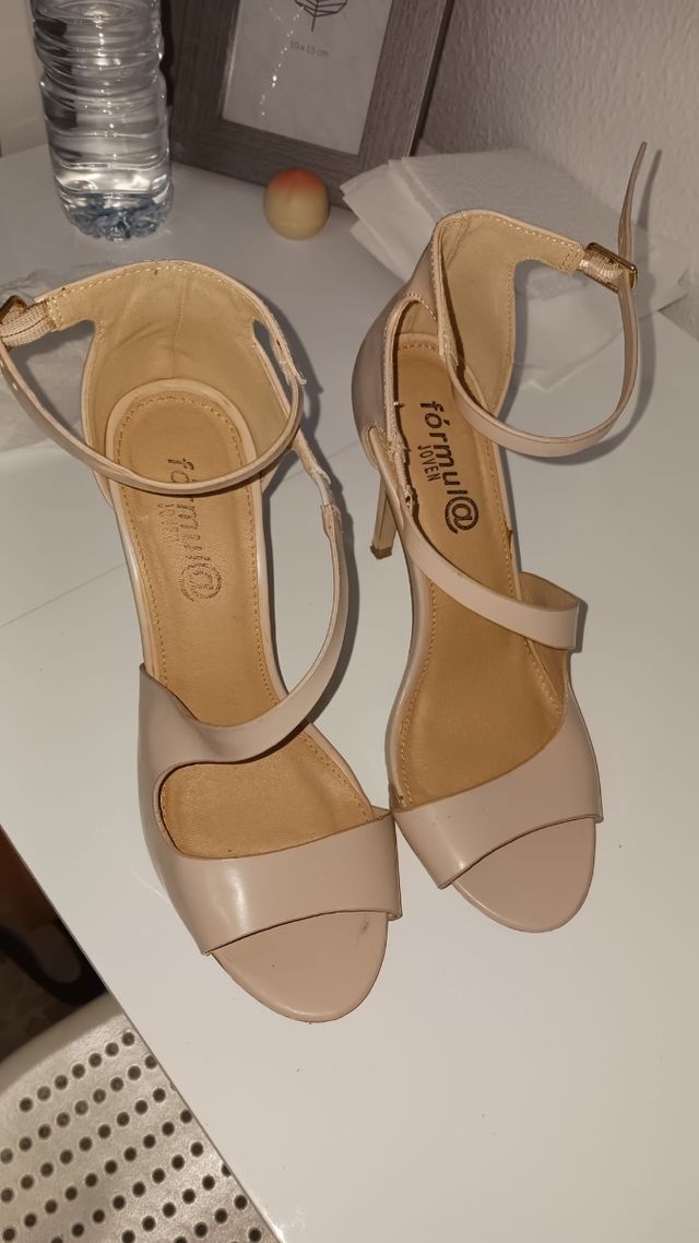 TACÓN DE FIESTA ROSA PALO