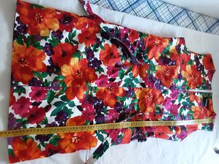 Vestido Cloche, 42, estampado flores, sin estrenar