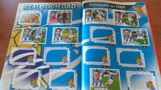 Álbumes de pegatinas "La Liga" varios años