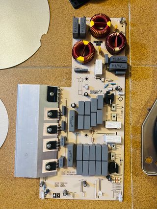 Bobinas de placa de inducción derecha