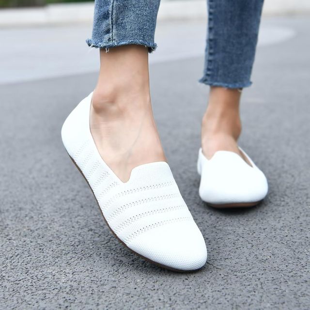 ZAPATILLAS DE PUNTO, ESTILO BALLET BLANCAS