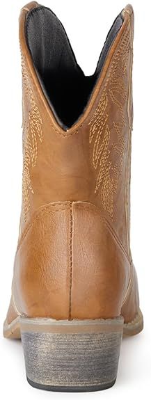 BOTAS VAQUERO MUJER PANTORRILLAS MARRON (37)