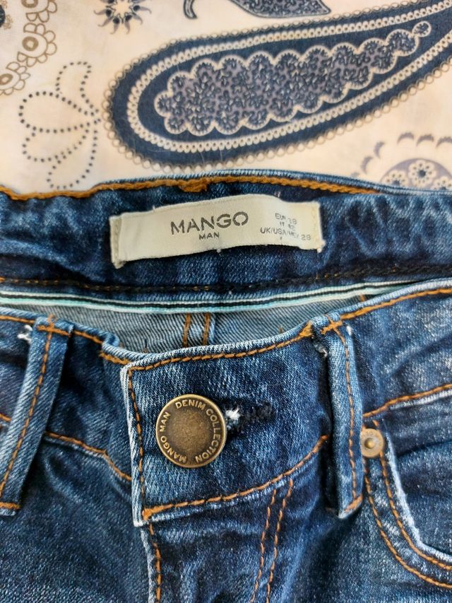 Bermudas vaqueras Mango