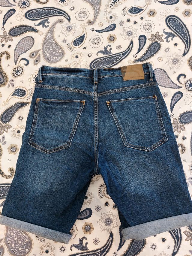 Bermudas vaqueras Mango