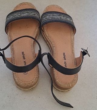 Sandalias cuña número 36
