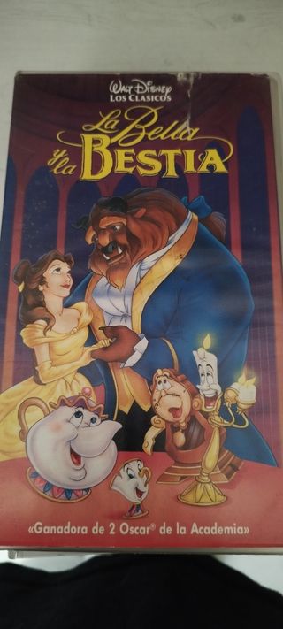 Vhs la bella y la bestia y balto