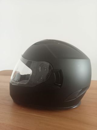 Casco mate moto