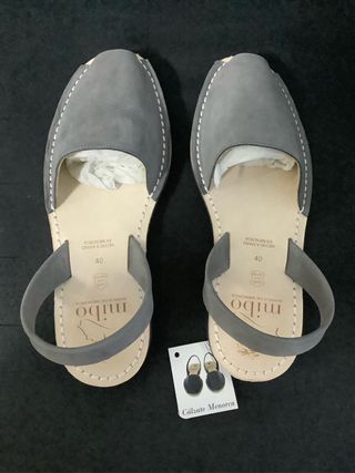 Abarca menorquina nueva sin estrenar talla 40