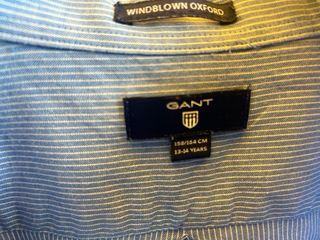 Camisa rayas azul Gant 13 años