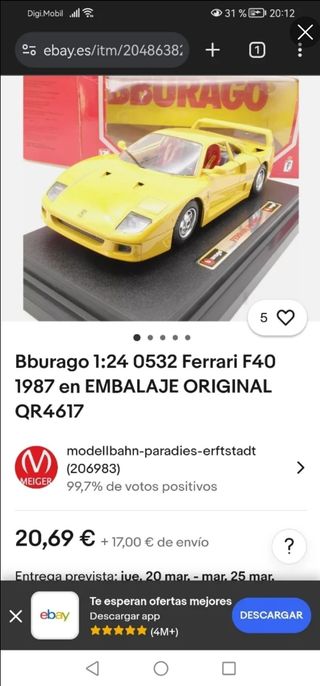 BBURAGO - FERRARI F40