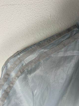 Adidas Giacca a Vento Grigio Argento XL Donna