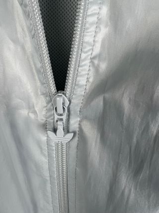 Adidas Giacca a Vento Grigio Argento XL Donna