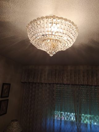 Lámpara cristal de roca