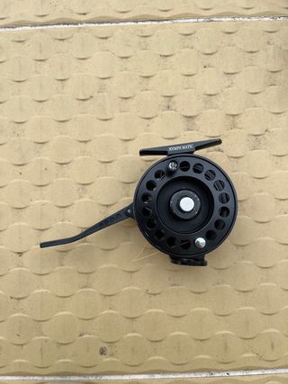 Lote de pesca carrete baetis y caña perdigon nymph