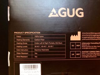 Chaleco Calefactable AGUG + Bateria Externa - MOTO