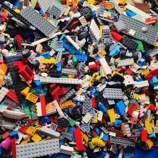 lego sfusi lotto misto 3kg sani e puliti