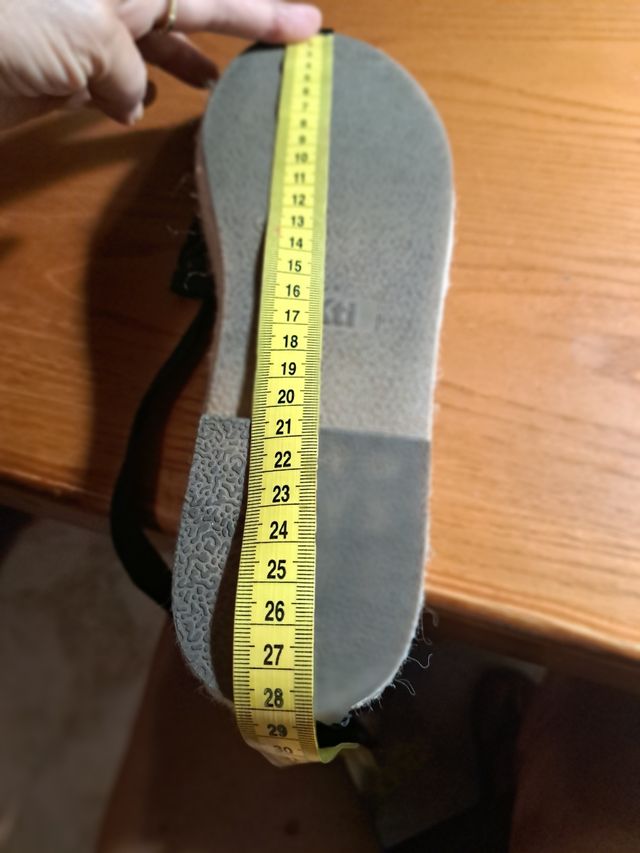 Alpargatas de rejilla con altura de 3 cm