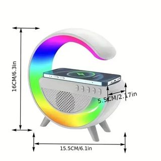Cargador inalámbrico multifunción RGB altavoz
