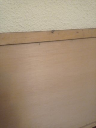 Cuadro con marco de madera