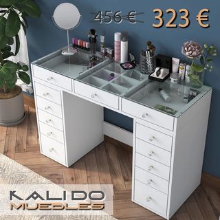 MESA DE MAQUILLAJE CON O SIN ESPEJO