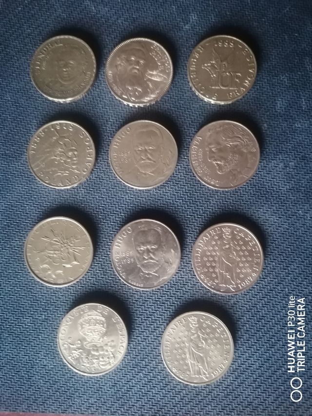 Colección de monedas francesas
