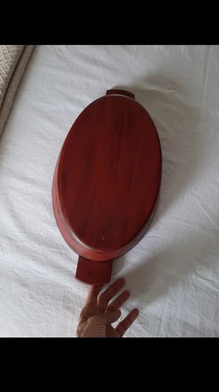 Contenitore pentola vassoio in legno