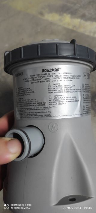 Bomba de agua para piscina