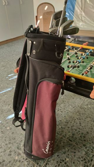 palos de golf INESIS 300 con bolsa y  bolas