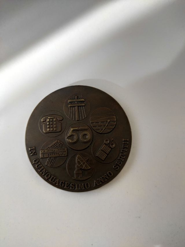 Monedas cobre Telefónica