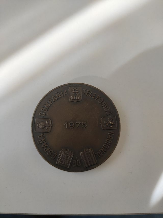 Monedas cobre Telefónica