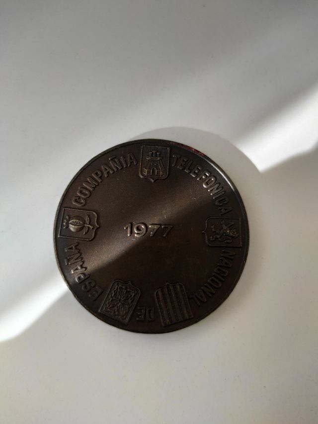 Monedas cobre Telefónica